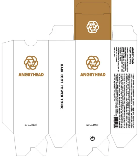 Angryhead Premium Hair Tonic 포장