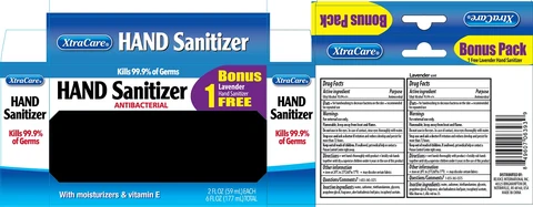 Instant Hand Sanitizer2oz Bonus pack packaging