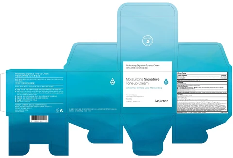 AQUTOP Moisturizing Signature Tone-up Cream 포장