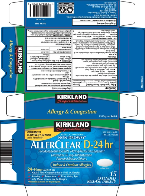 kirkland signature allerclear d 24 hr 포장