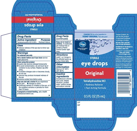 Kroger Eye Drops Original 포장