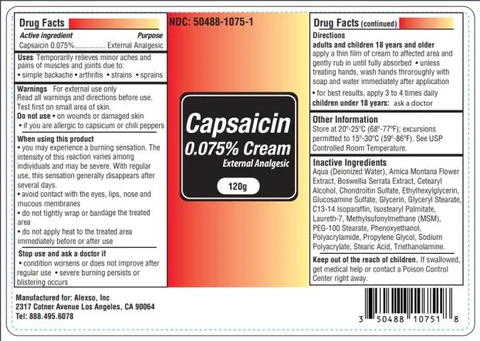 Capsaicin 0.075 Percent 포장