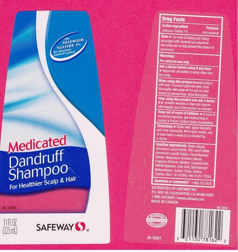 SAFEWAYMEDICATED DANDRUFF 포장