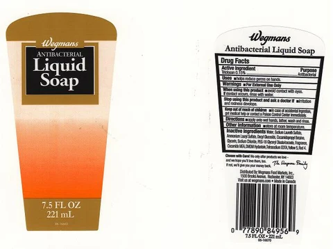 WEGMANSANTIBACTERIAL packaging