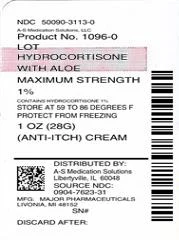 Hydrocortisone with AloeMaximum Strength 포장