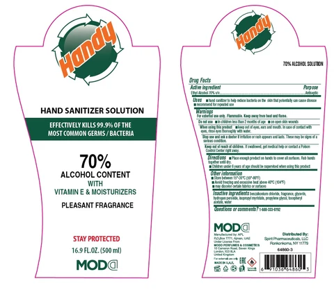 Hand Sanitizer Gel packaging