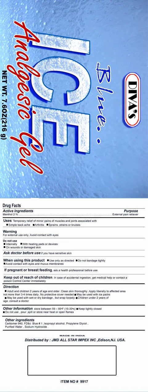 Blue Ice 포장