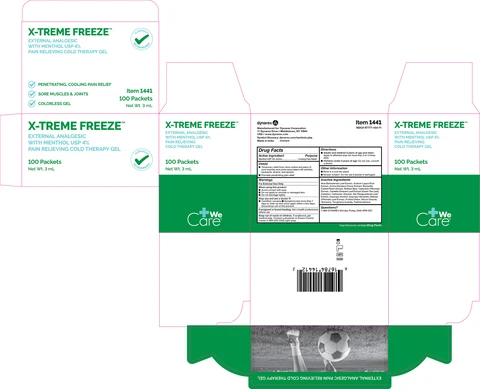 X-Treme Freeze packaging