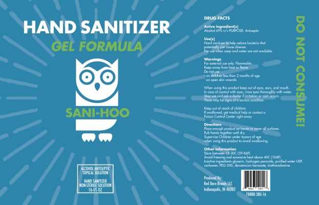 SaniHoo Gel Hand Sanitizer 포장