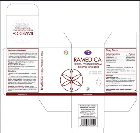 Ramedica Herbal Wonder Balm 포장