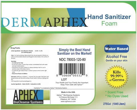 DermAphex Hand Sanitizer 포장