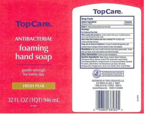 TOPCAREANTIBACTERIAL FRESH PEAR 포장