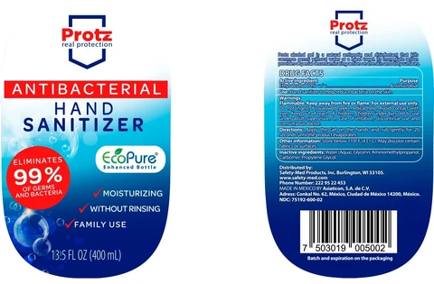 Hand sanitizer packaging
