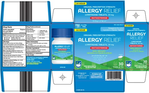 allergy relief packaging