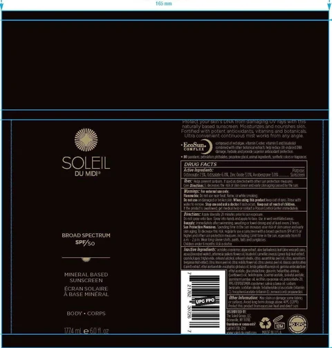Soleil Broad Spectrum SPF-50 포장