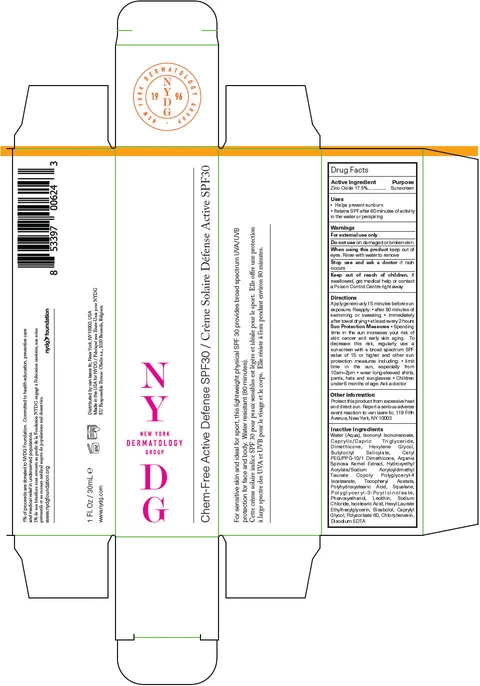 Chem-Free Active Defense SPF 30 포장