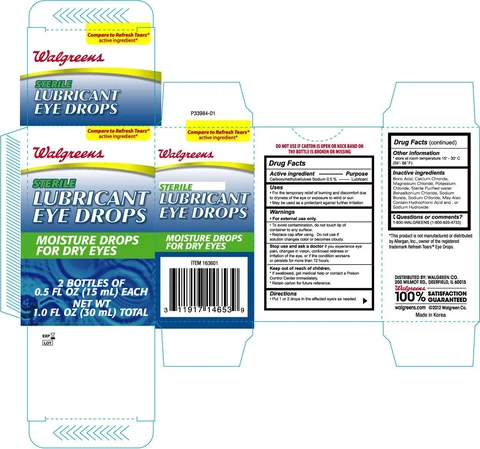 WALGREENS LUBRICANT EYE packaging