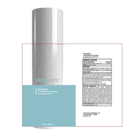 Stay Ageless Tinted Mineral Sunscreen Broad Spectrum SPF30 packaging