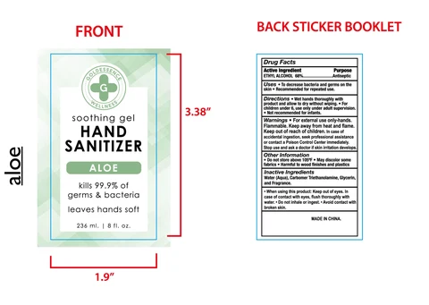 HAND SANITIZER 포장