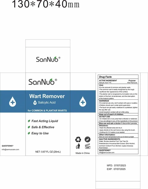 SANNUO WART REMOVER 포장