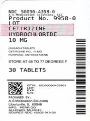 cetirizine hydrochloride packaging