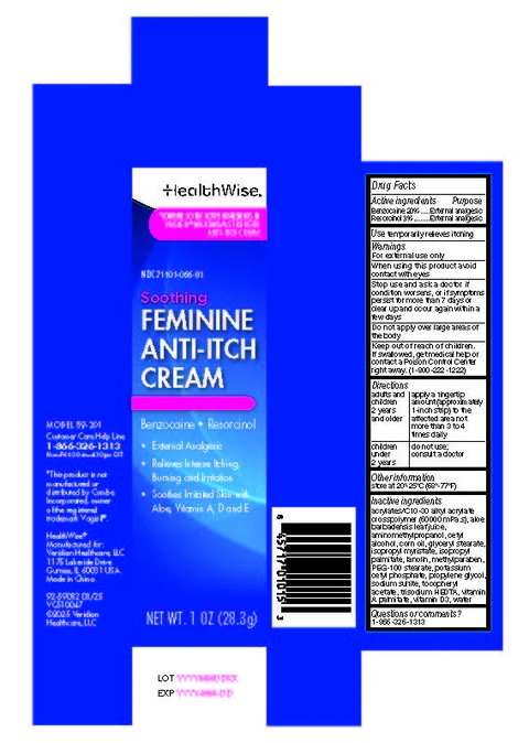 HealthWise Feminine Anti-itch Cream packaging