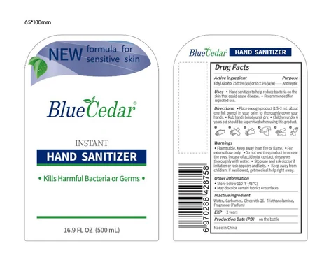 Blue Cedar Hand Sanitizer 포장