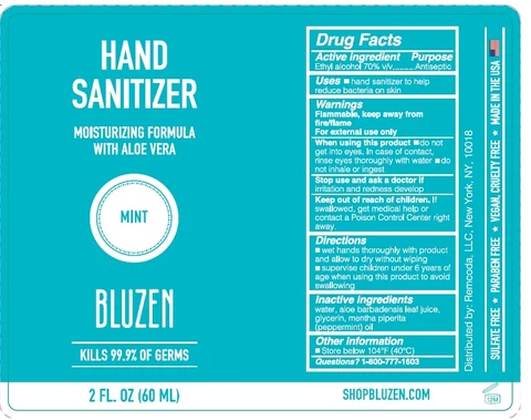 BluZen Hand Sanitizer 포장