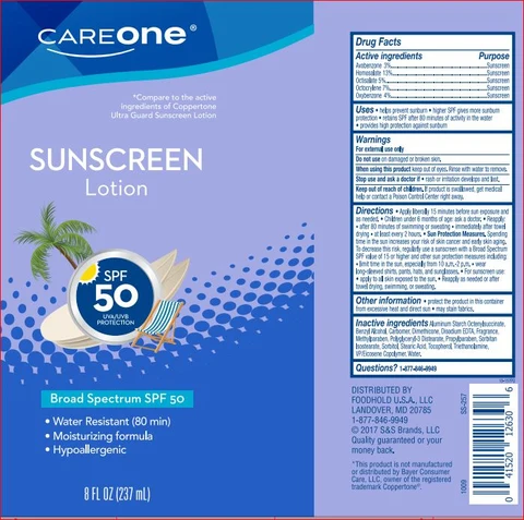 Broad Spectrum SPF 50CareOne packaging