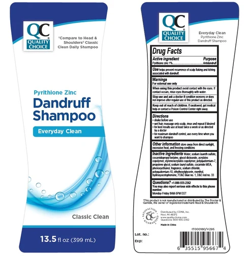 Quality Choice Dandruff Everyday Clean 포장