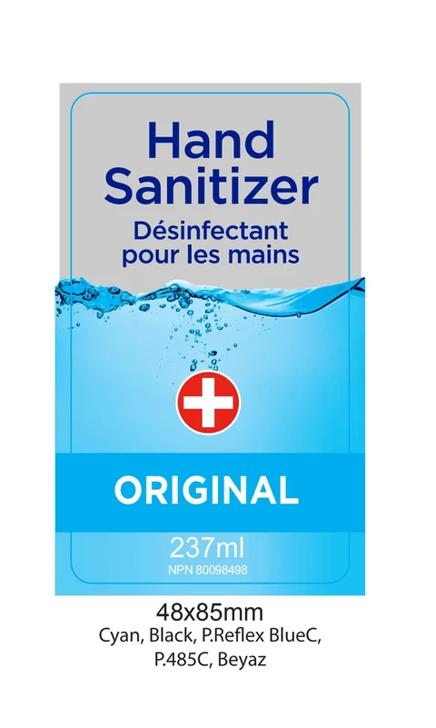Hand Sanitizer Original packaging