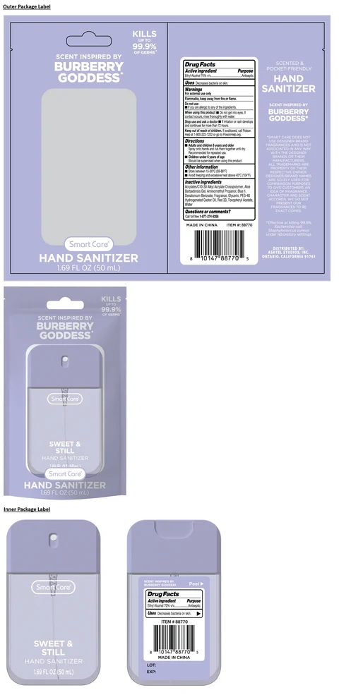 Smart Care SWEET AND STILL HAND SANITIZER 포장