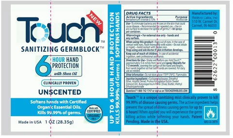 Touch Unscented Label