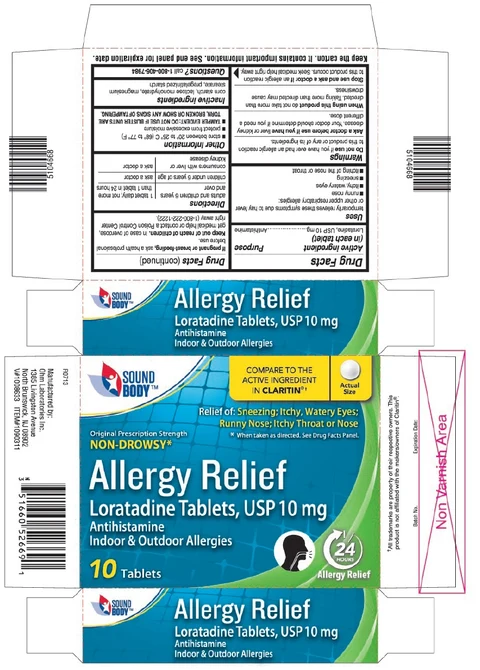 Loratadine packaging