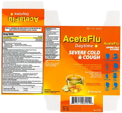 AcetaFlu DayTime packaging