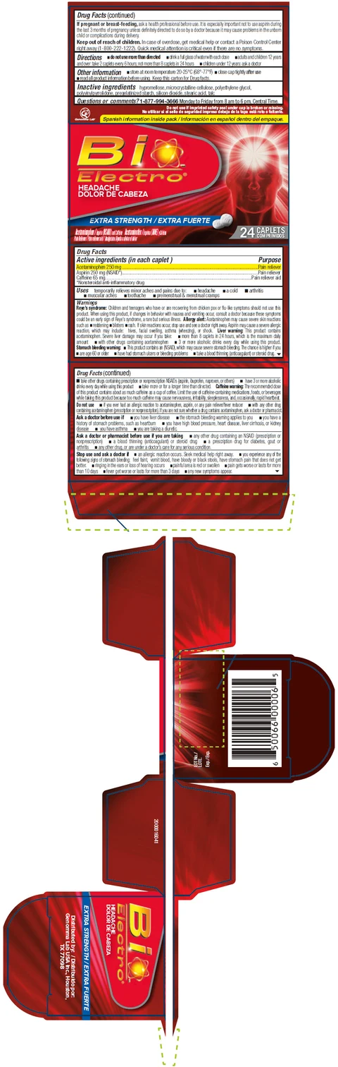 BioElectro Extra Strength Headache Relief 포장