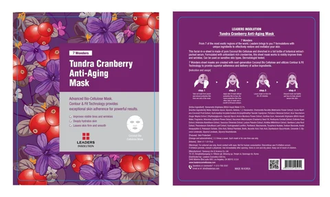 Tundra Cranberry Anti Aging Mask 포장