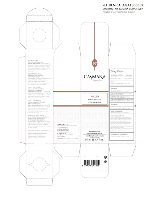 Luxury Revitalizing Serum packaging