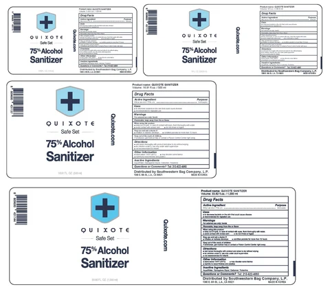 QUIXOTE SANITIZER 포장