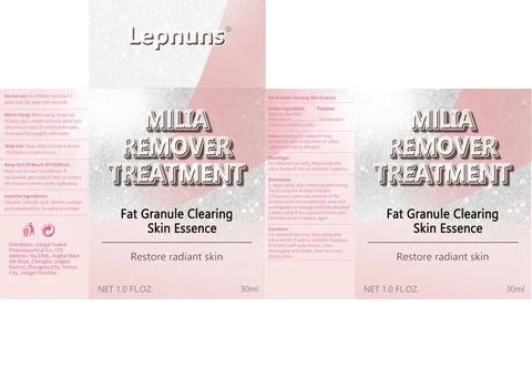Lepnuns MILIA REMOVER packaging