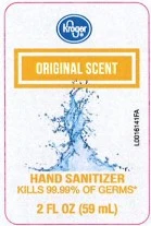 Hand Sanitizer packaging