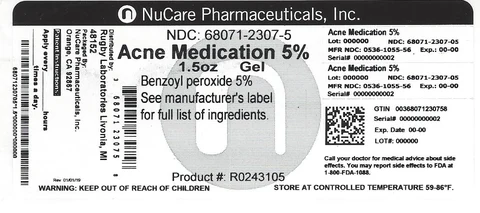 Benzoyl PeroxideAcne Medication 포장