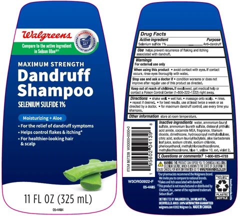 Walgreens Dandruff Maximum StrengthAnti-dandruff packaging