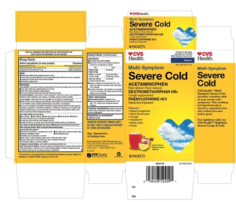 CVS Health Multi Symptom Severe ColdMULTI SYMPTOM SEVERE COLD 포장