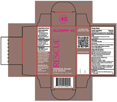 Alchemy 43 Rescue Redness Relief 포장