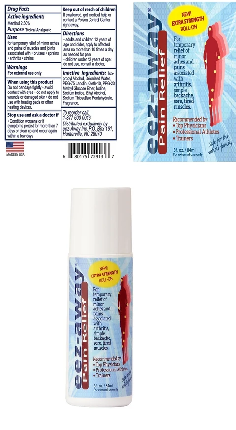 eez-away Pain Relief packaging