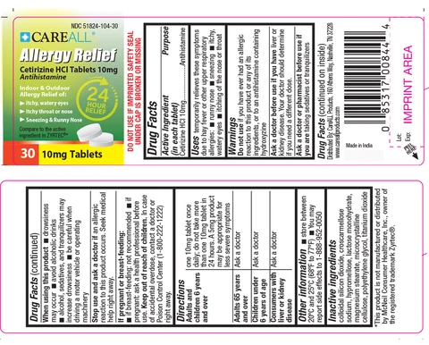 CAREALL Allergy Relief packaging