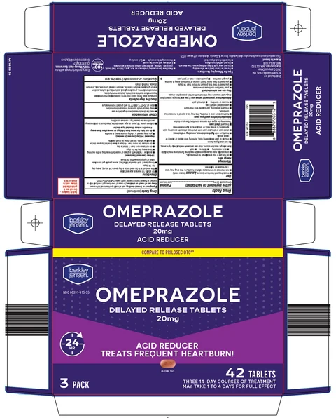 Berkley and Jensen Omeprazole 포장