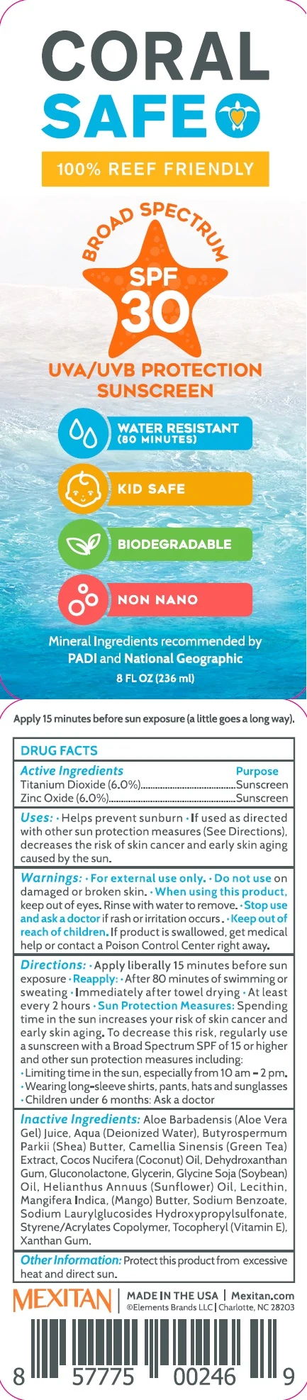 Coral Safe SPF-30 Broad Spectrum Sunscreen 포장