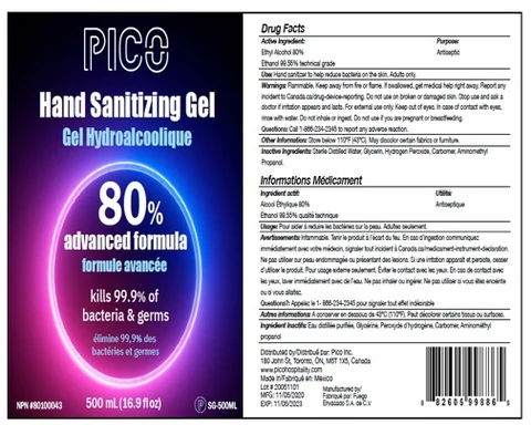 Hand Sanitizer packaging